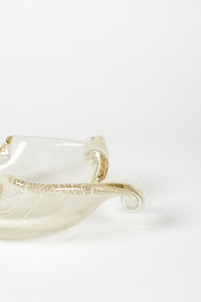 Organically shaped bowl, Ercole Barovier Attr., 50s