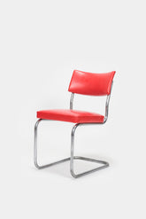 attr. Mart Stam Bauhaus steel tube chair, 20s