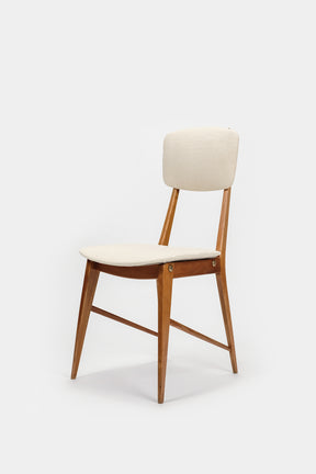 6 Italian chairs, Mollino Style, 50s
