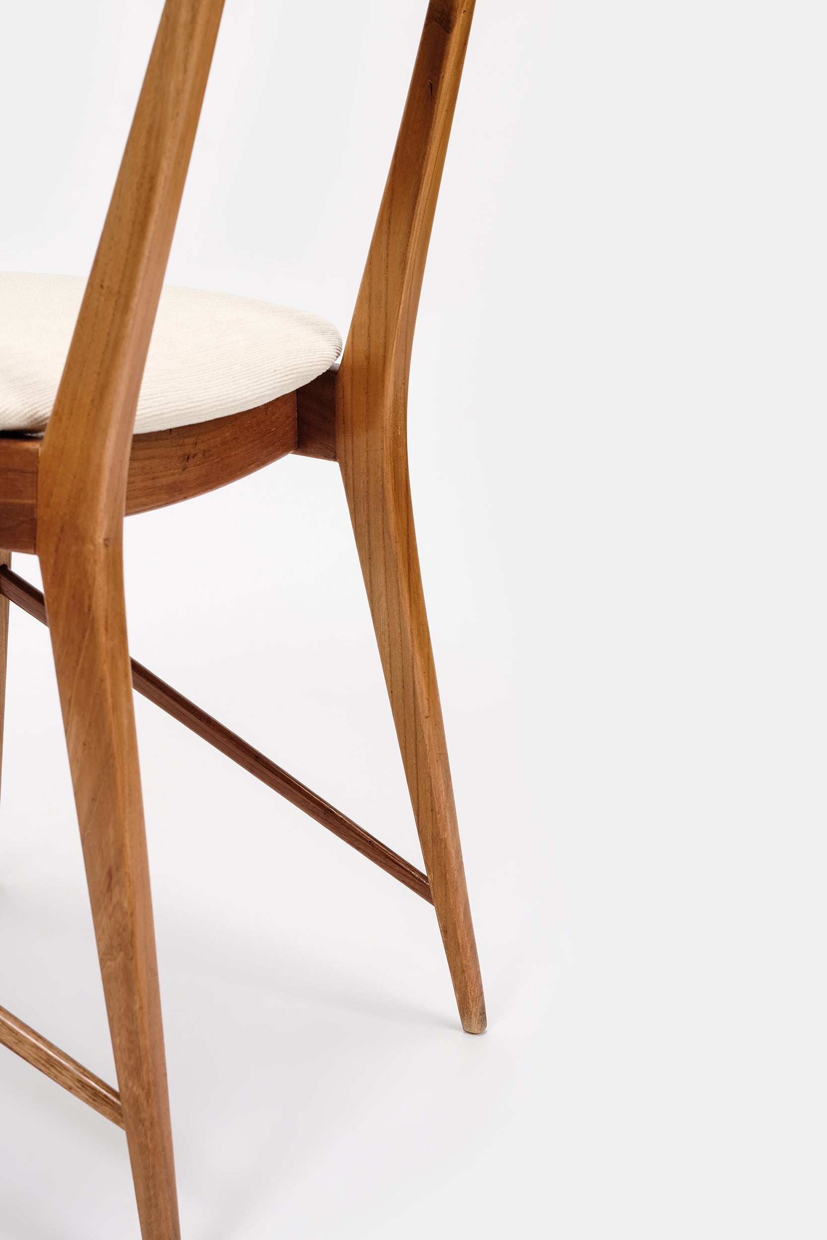 6 italienische Stühle, Mollino Style, 50er