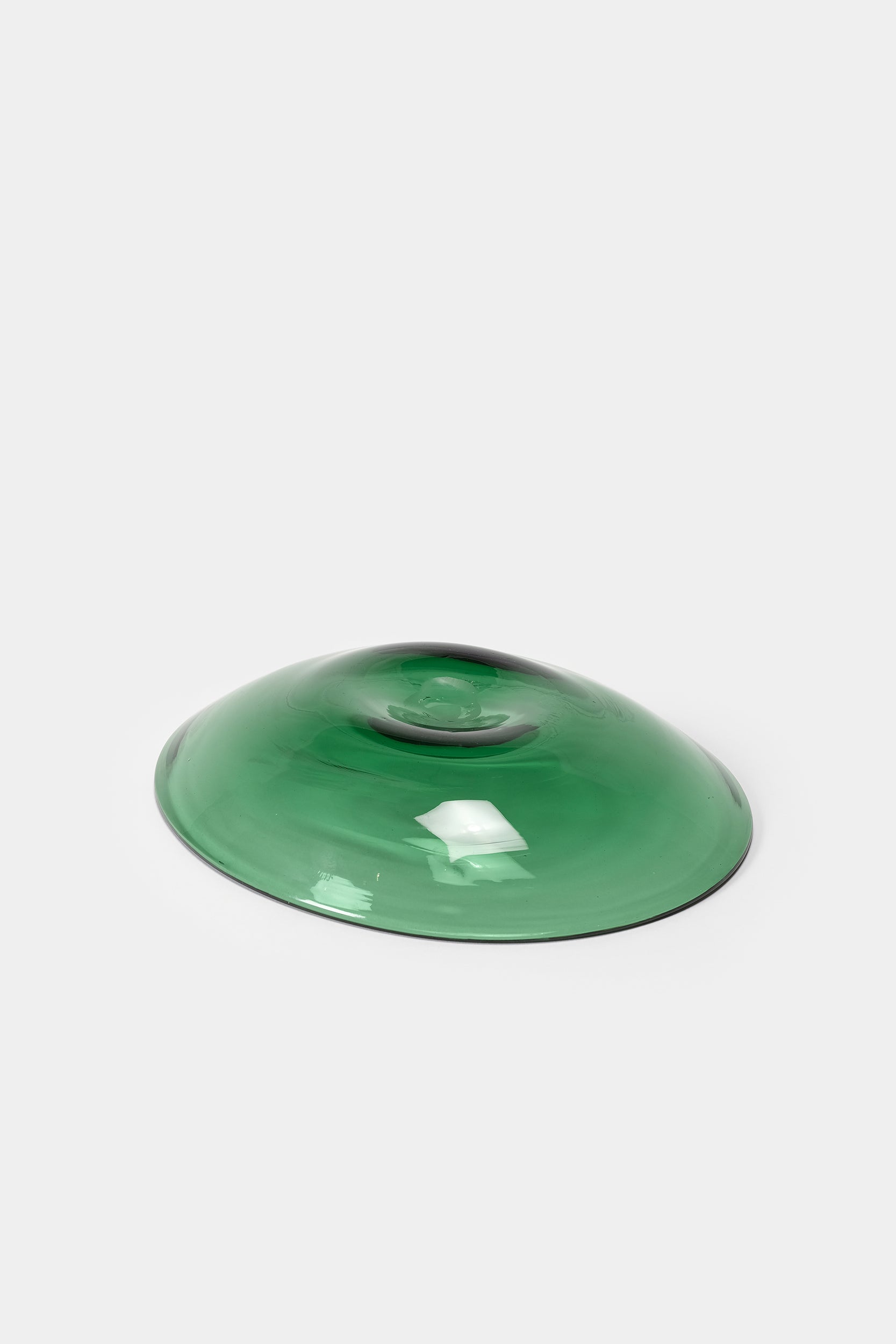 Bowl, Vetro Verde di Empoli, Italy, 50s