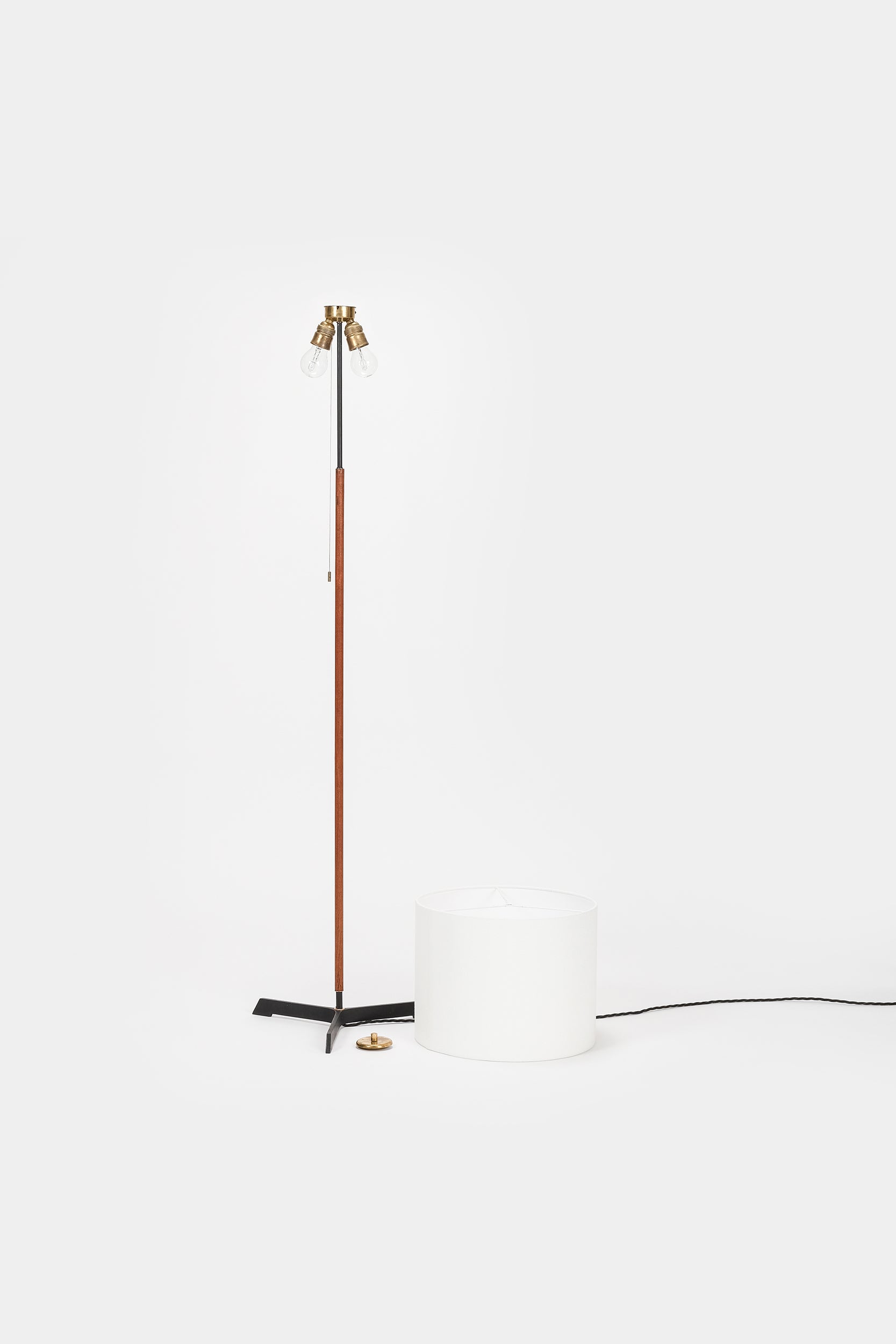 Floor Lamp with Teak, Kalmar, Austria, 60s