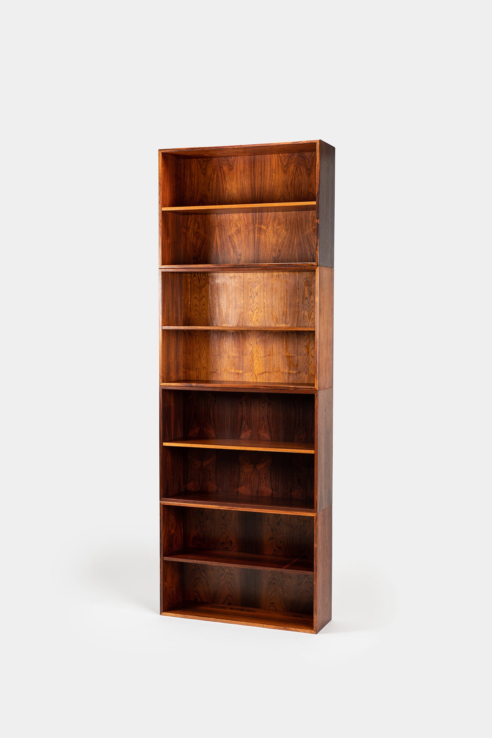 Set with 4 Rosewood Shelves, Hjønebo Møbelfabrik, 60s