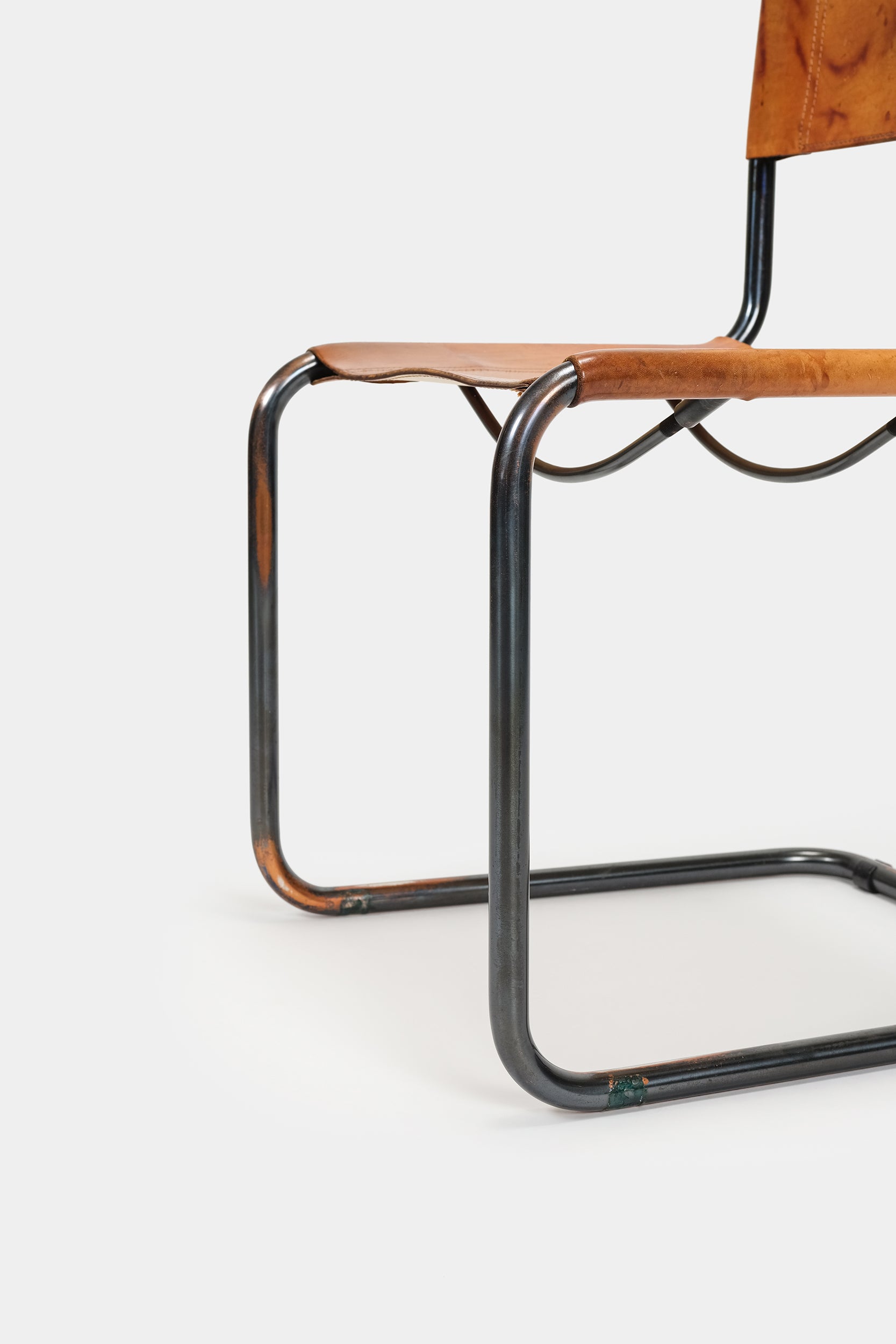 Mart Stam, Cantilever with Leather, Thonet, 70s