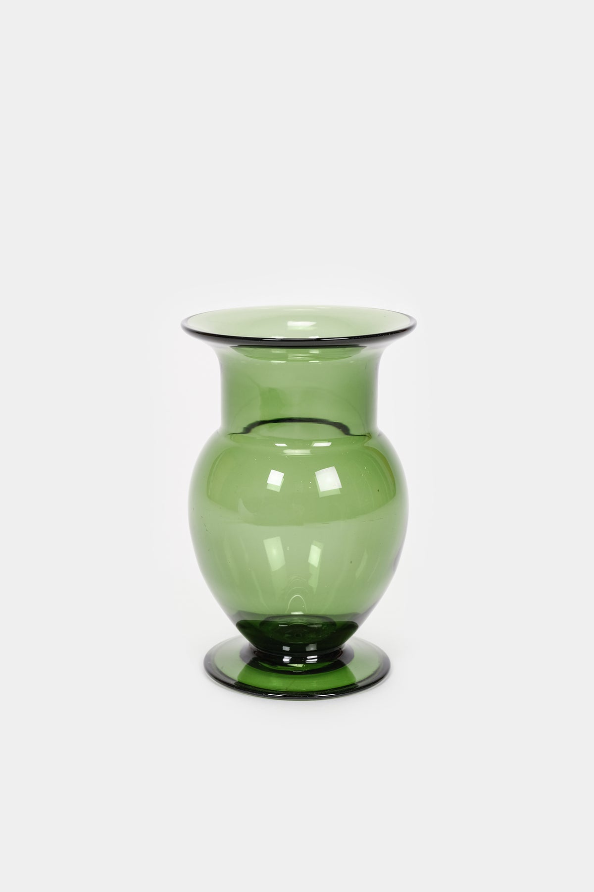 Vetro Verde D'Empoli, klassizistische Vase, 40er