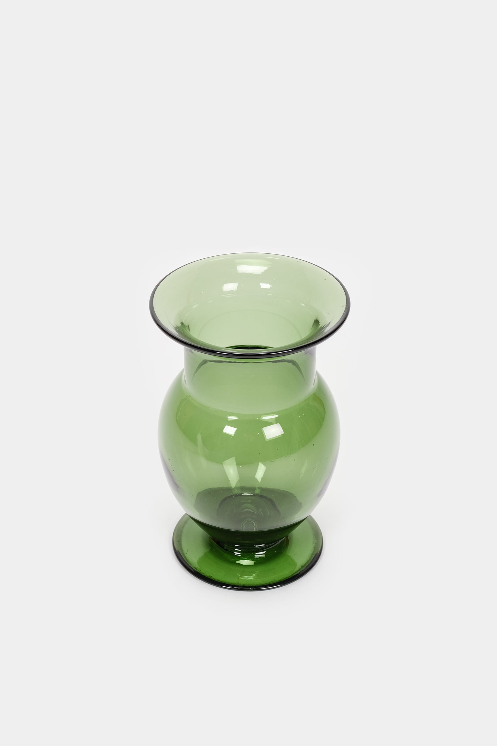 Vetro Verde D'Empoli, klassizistische Vase, 40er