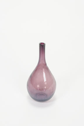 Italienische Vase mit geritzten Streifen 50er