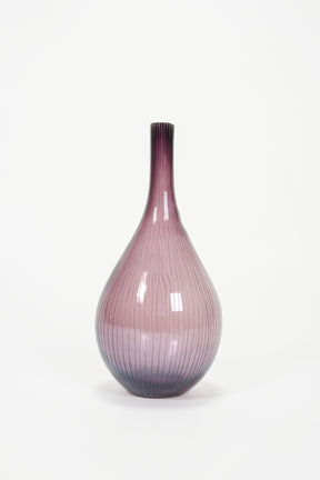 Italienische Vase mit geritzten Streifen 50er
