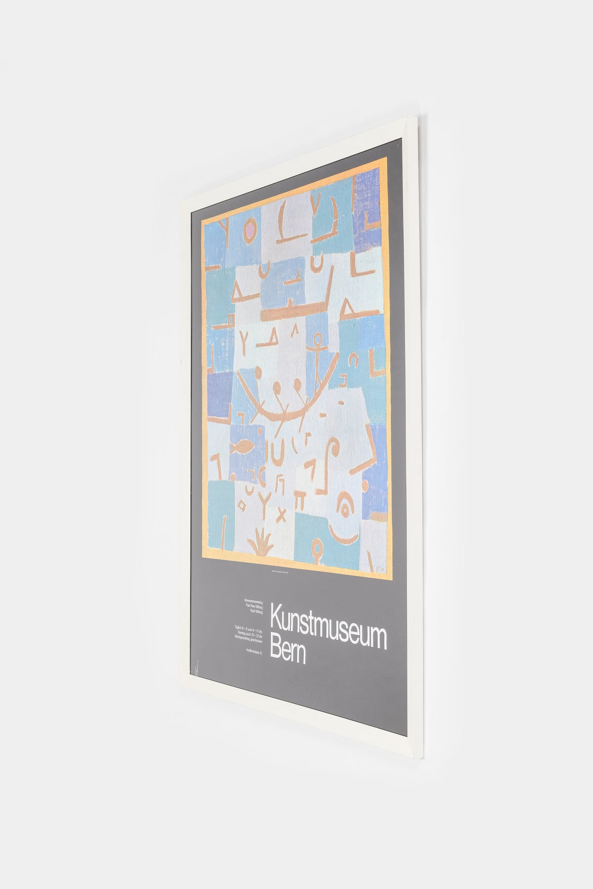 Paul Klee Plakat, Kunstmuseum Bern, Cosmopress Bern, 70er