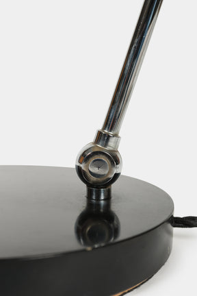 Schweizer Mégal Metall Tischlampe 60er