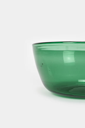Vetro Verde d'Empoli, glassbowl, 50s