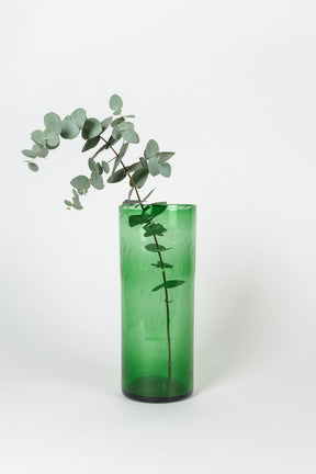 Italian Vase Vetro Verde di Empoli, 60s