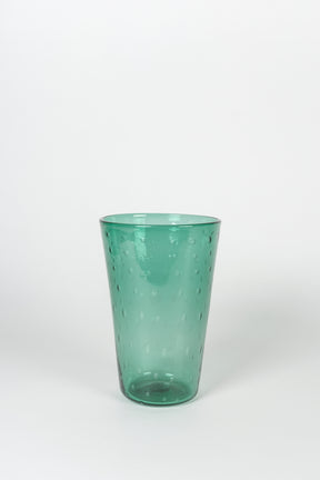 Italienische Vase Vetro Verde di Empoli, 60er