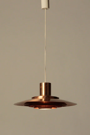 Fabricius & Kastholm Deckenlampe, Kupfer, P 376