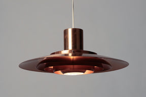 Fabricius & Kastholm Ceiling Lamp, Copper, P 376
