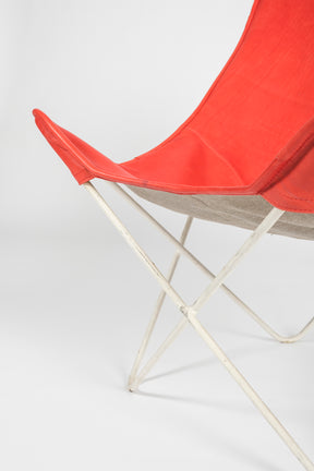 Butterfly Chair Ferrari-Hardoy Leather & Cotton