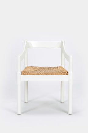 Carimate Magistretti chair white Cassina 60s