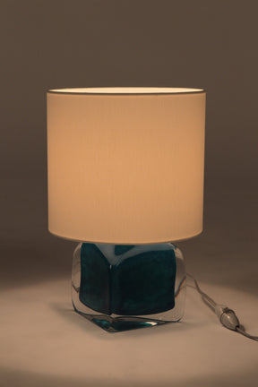 Daum Crystal Glass Table Lamp 70's