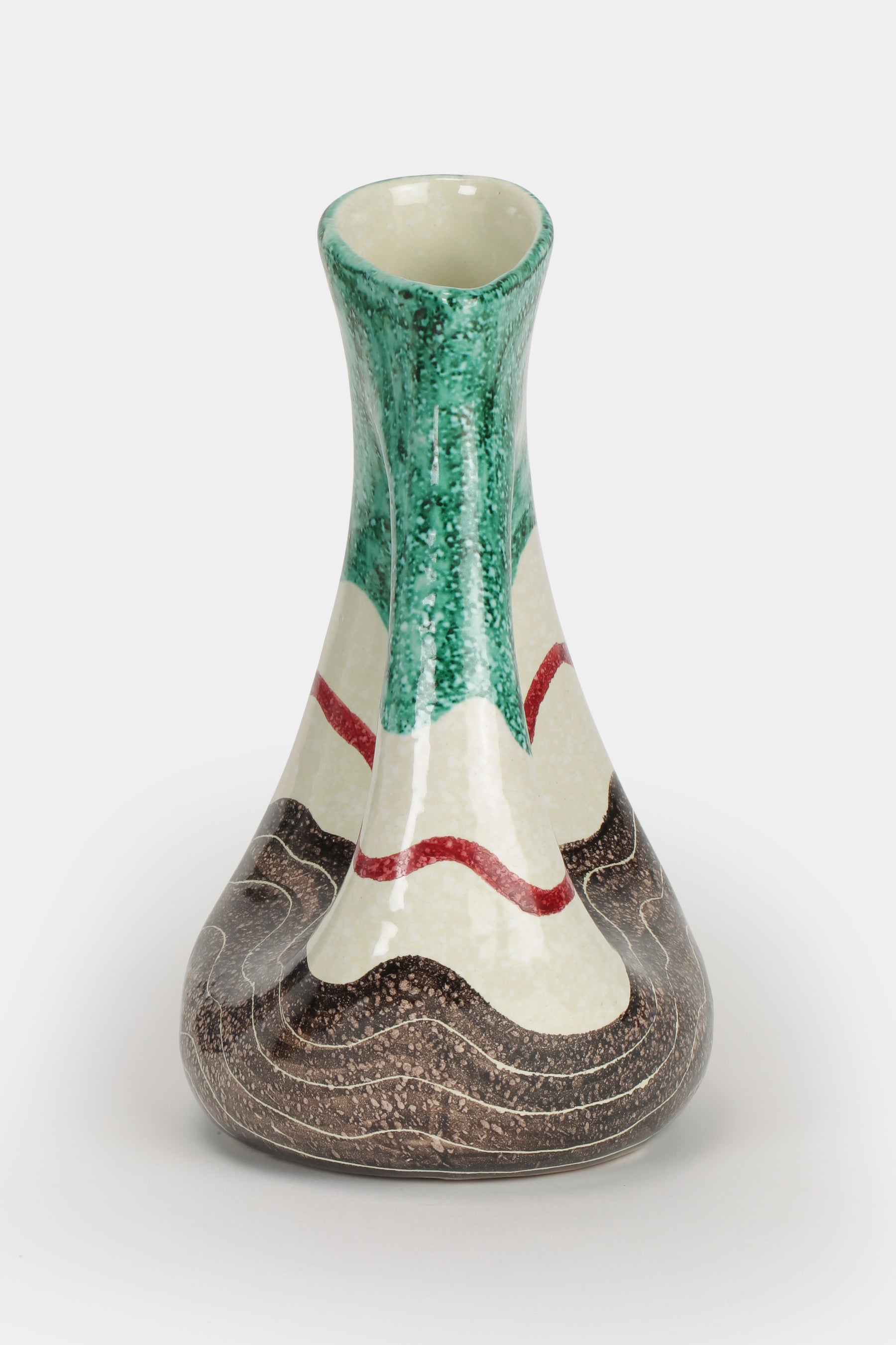 Organic shaped vase, Italy, 50s