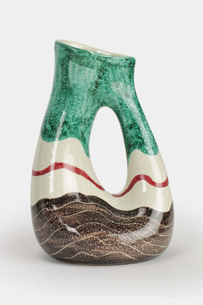 Organic shaped vase, Italy, 50s