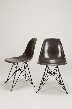Set von 6 Grey Eiffeltower Base Eames Stühlen von Charles & Ray Eames