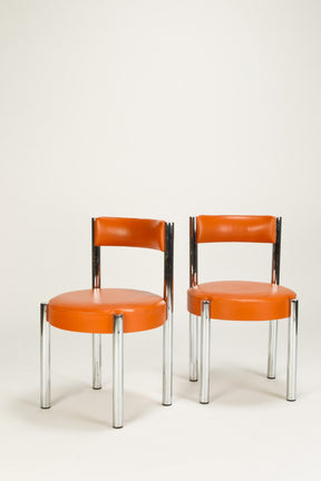 Zwei Hausmann Entree Stühle von Trix and Robert Hausmann