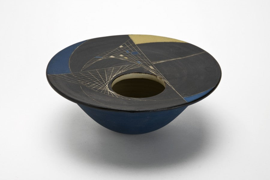 kegel-vase-keramik-schale-50er