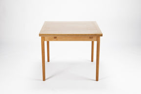 Dänischer Eiche Quadrat Tisch von Kai Winding