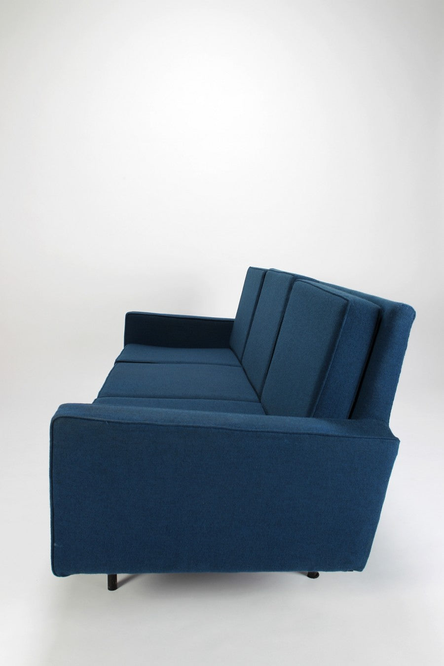 Blaues 50' Knoll Sofa von Florence Knoll