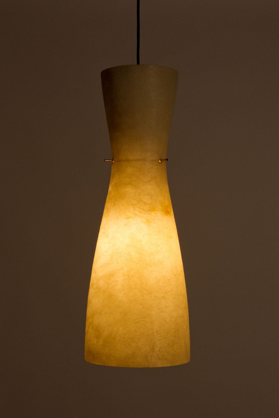 Fiberglas Lampe aus den USA von Anonym