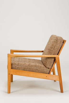 Ein Paar Dänische Eichensessel Sessel von Hans Olsen