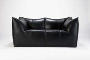 Schwarzes Bambole Sofa von Mario Bellini