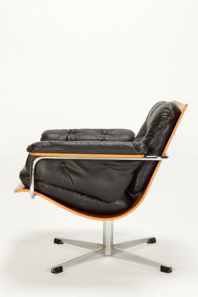 Amerikanischer 70' Lounge Sessel Drehbar von Marco Engler 1965