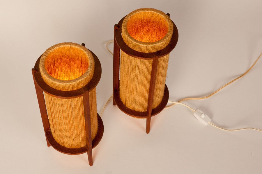 Ein Paar Dänische Nachttischlampen  von Ib Fabiensen