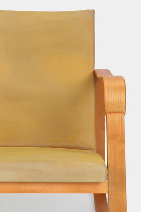 2 Walter Frey Heinzer Sessel gelb und grau, 30er
