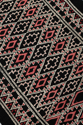 Moroccan woven cotton carpet 70s