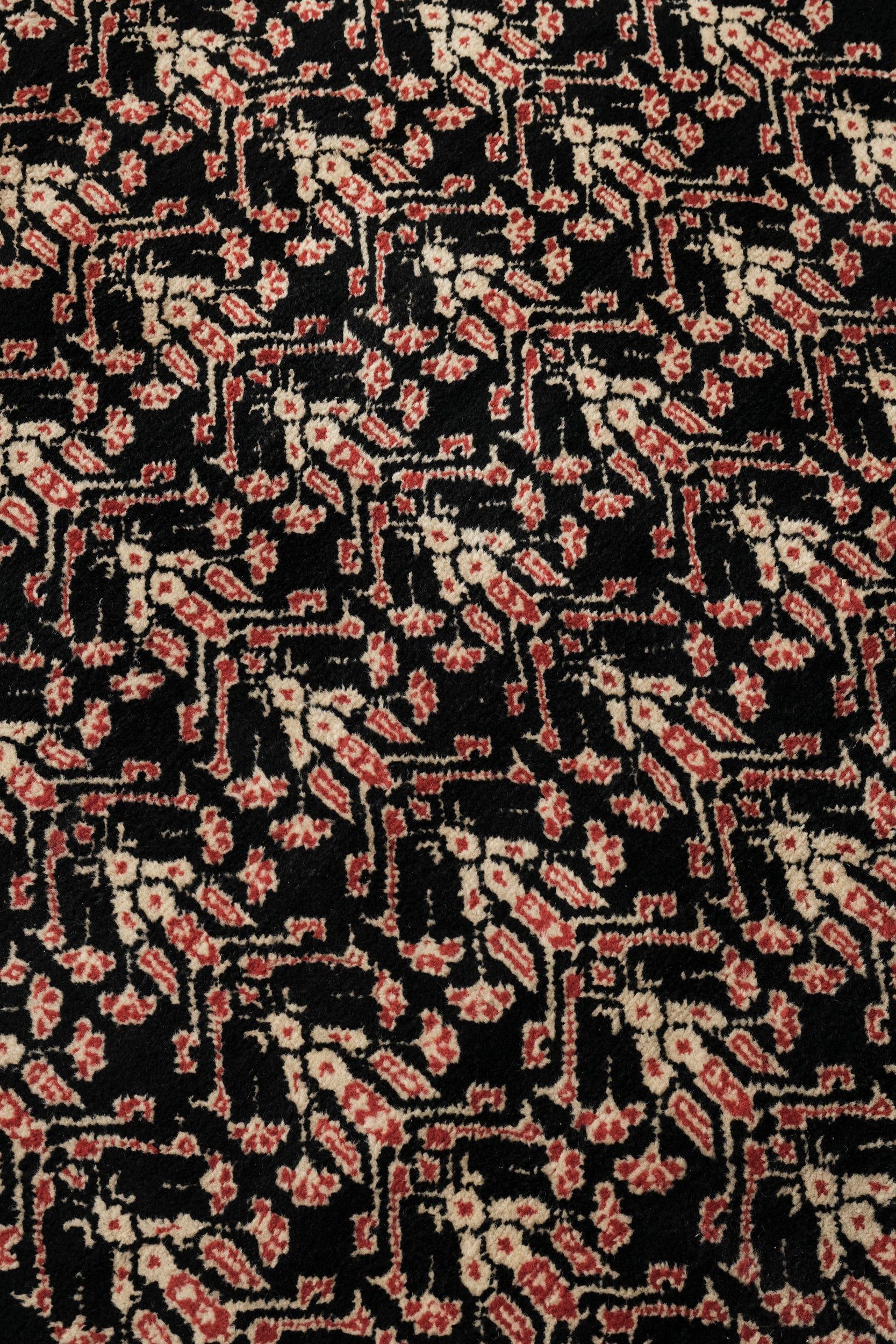 Marokkanischer Teppich handgeknüpft Wolle 30er