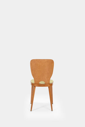 Max Bill Horgen Glarus chair with vinyl cover 50s
