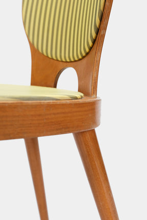 Max Bill Horgen Glarus chair with vinyl cover 50s