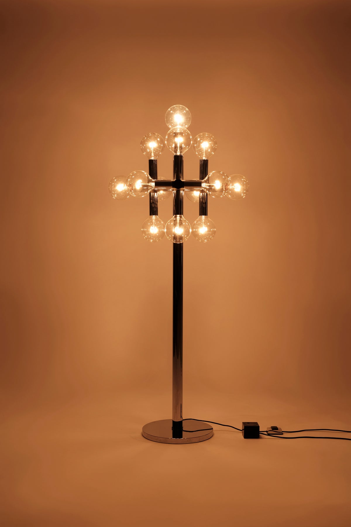 Mégal Stehlampe 70er Werksentwurf