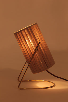 Small brass table lamp, 50s