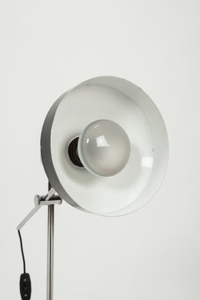 Schweizer Tischlampe, Aluminium, Swiss International, 50er