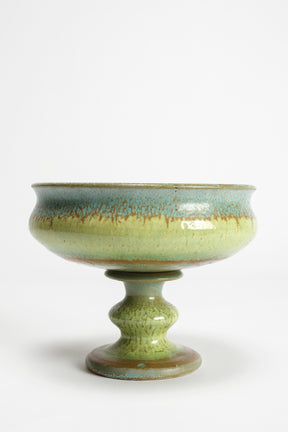 A Freymond Keramik Schale mit Pedestalfuss 70er
