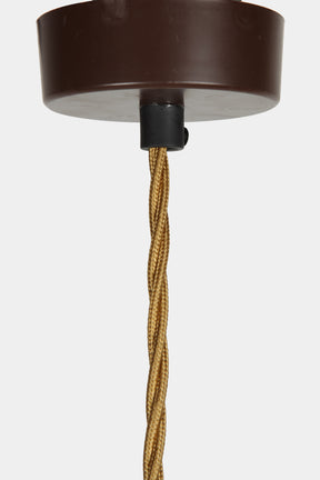2x Clay Pendant Lamps Denmark, 60s