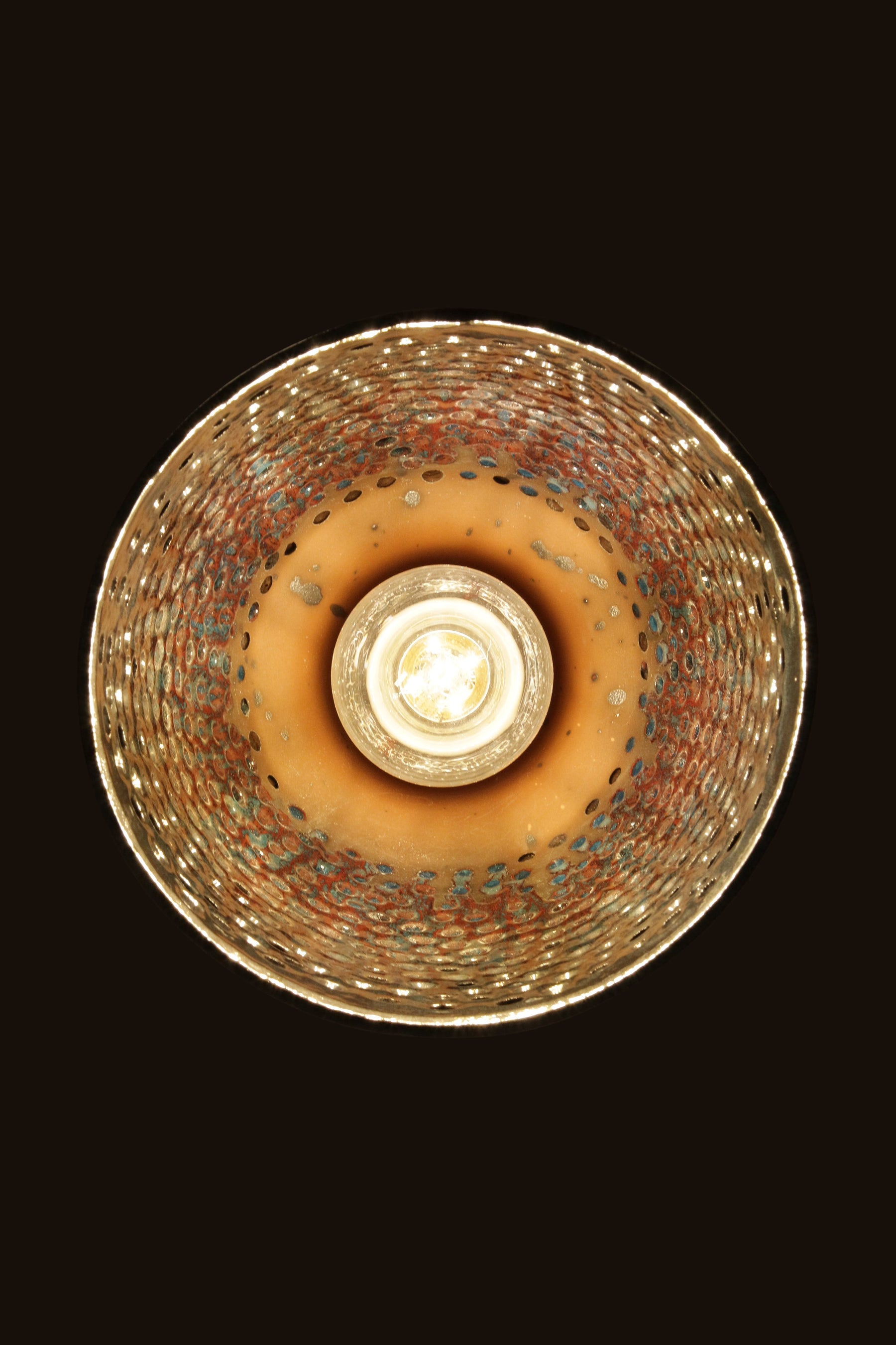 2x Clay Pendant Lamps Denmark, 60s